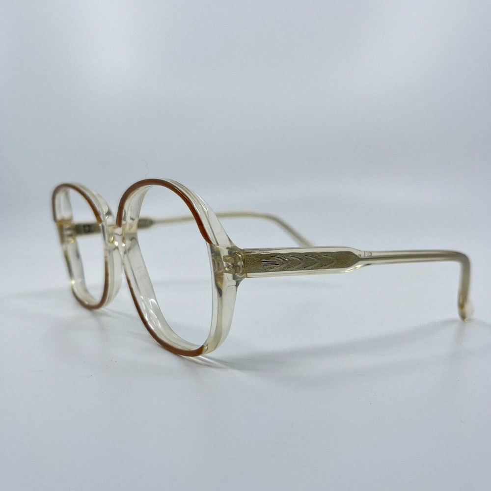 Avant Garde Womens Eyeglasses‎ Frame Gold Clear Pink 56-14 H7039